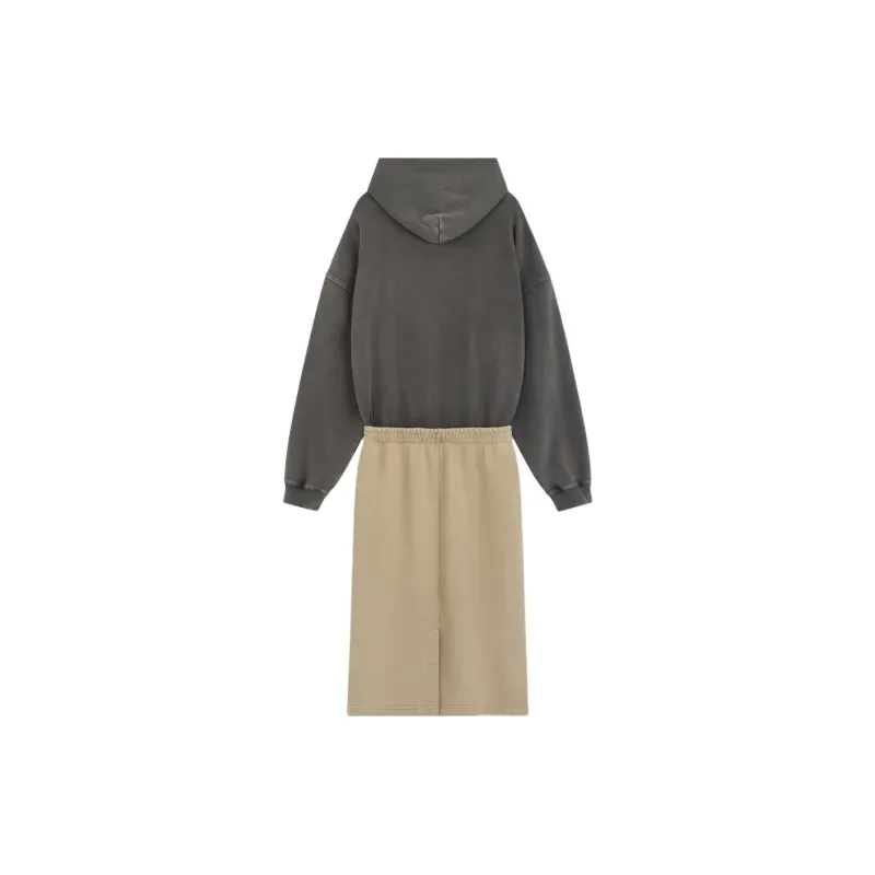 Layered Hooded Dress