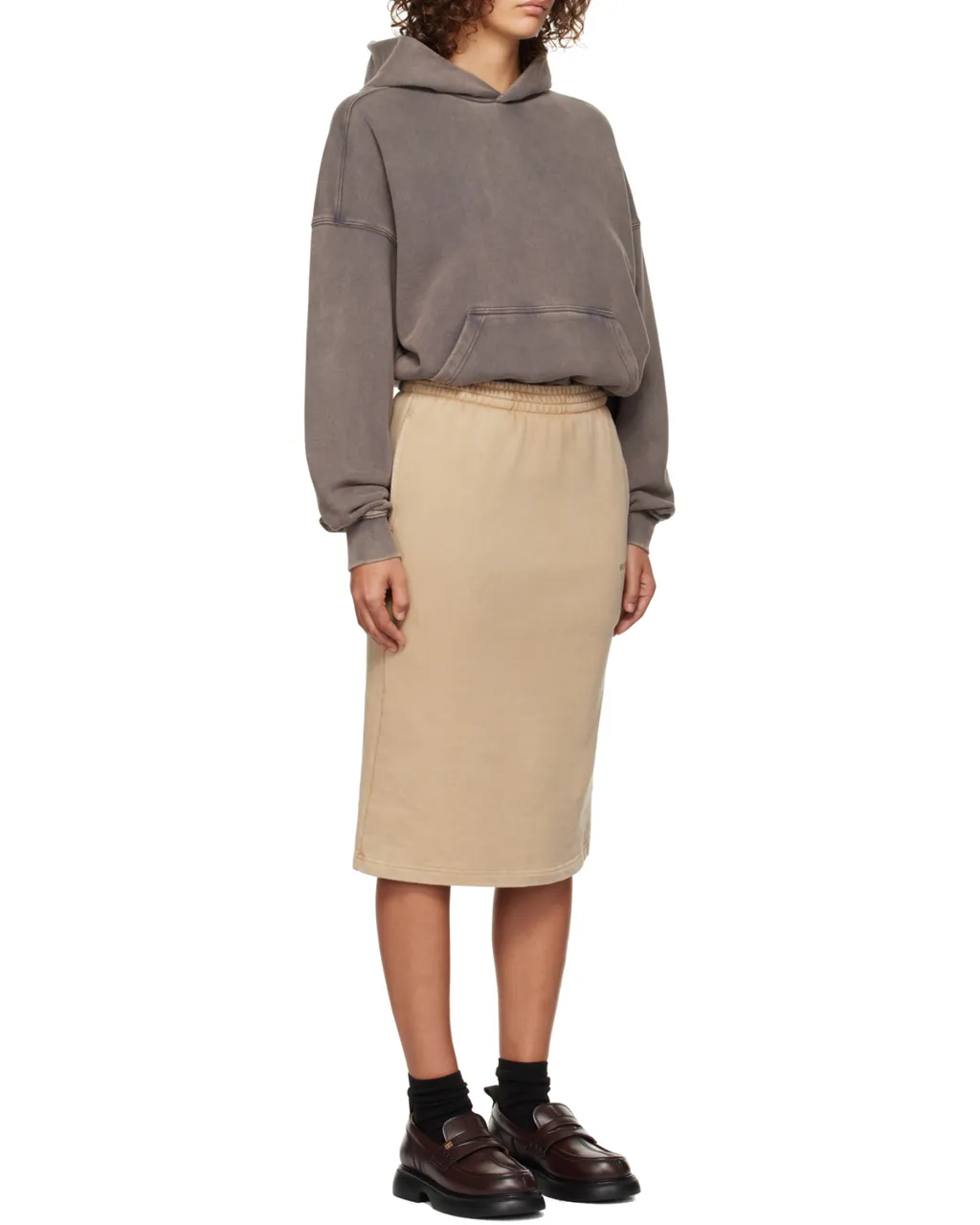 Layered Hooded Dress