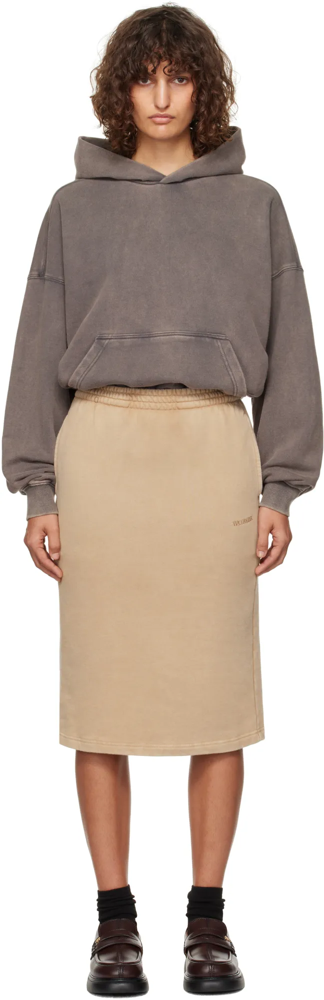 Layered Hooded Dress