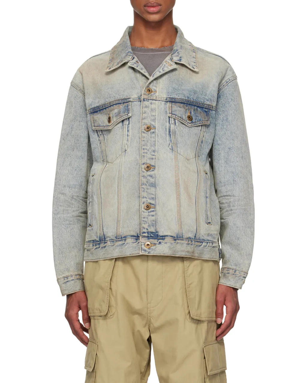 Long-Sleeved Denim Jacket