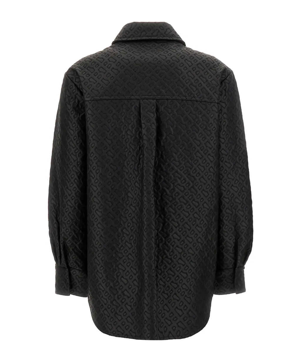 Boss Hugo Boss Monogram-Embossed Button-Up Shirt