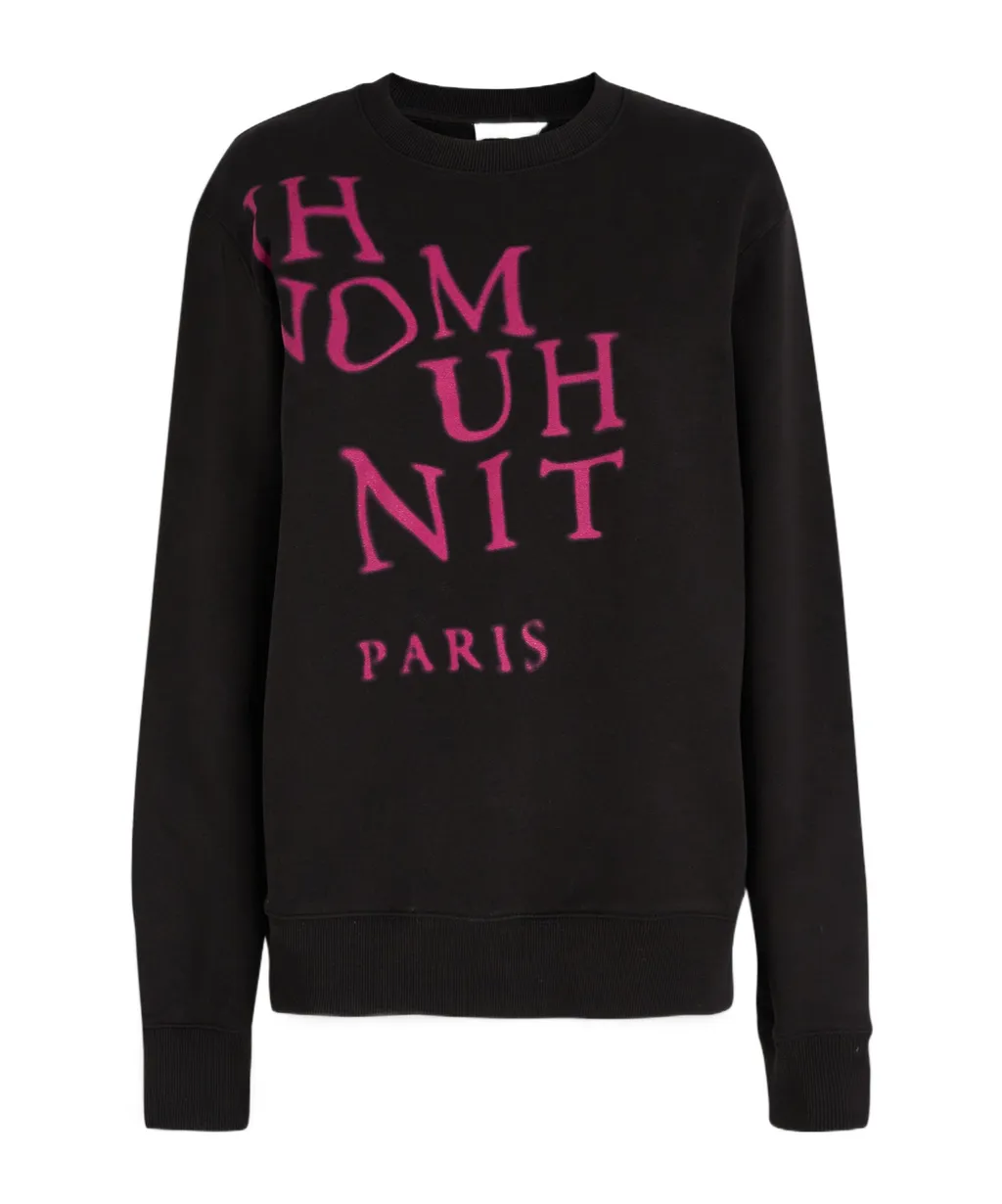 Ih Nom Uh Nit Logo Printed Crewneck Sweatshirt