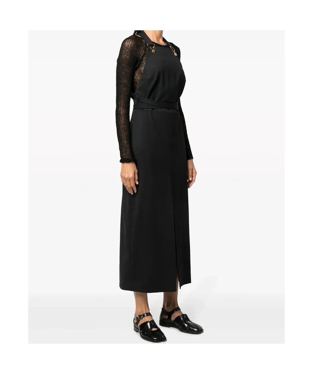 Patou Cut-Out Sleeveless Pinafore Dress