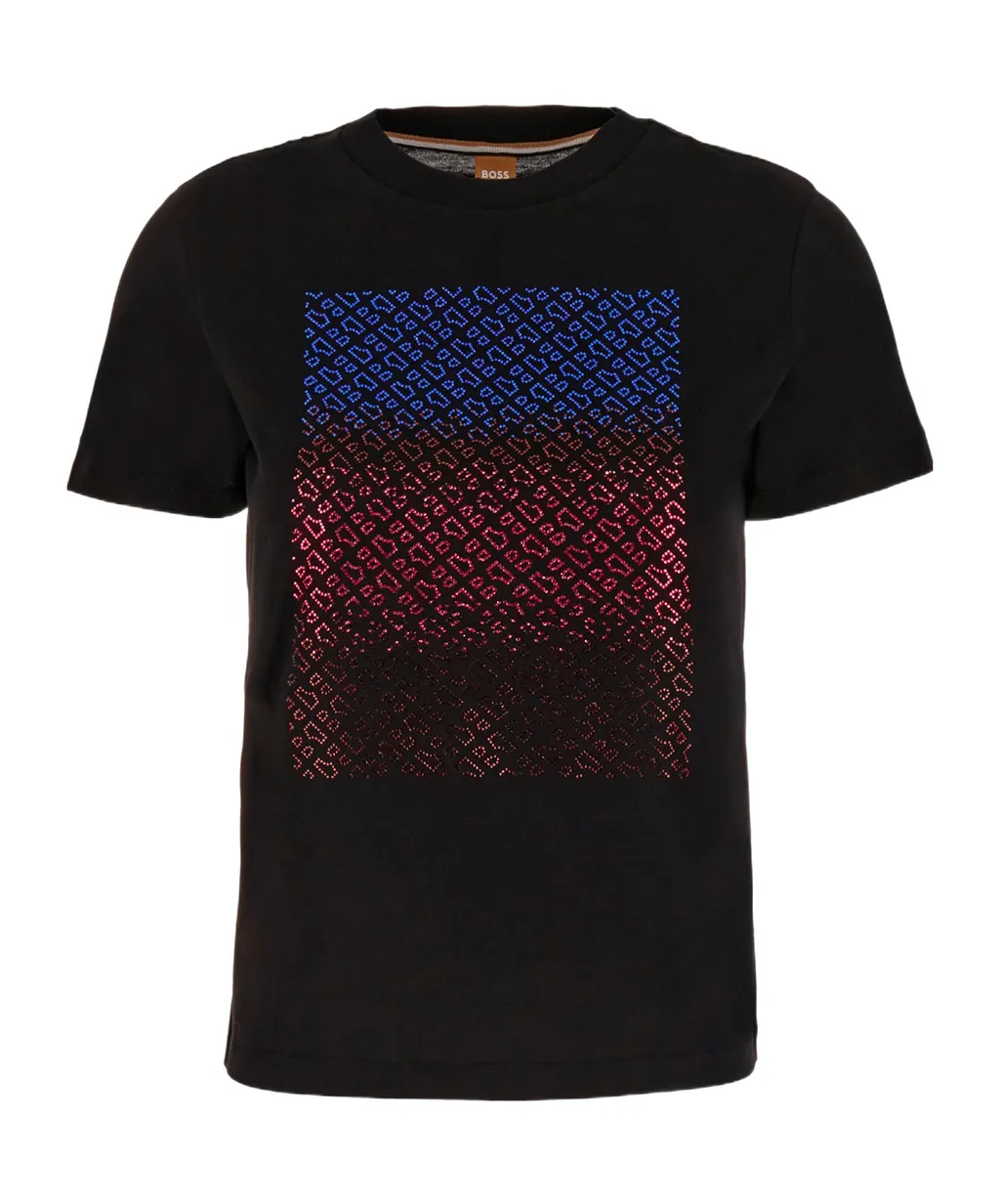 Hugo Boss Logo Embellished Crewneck T-Shirt