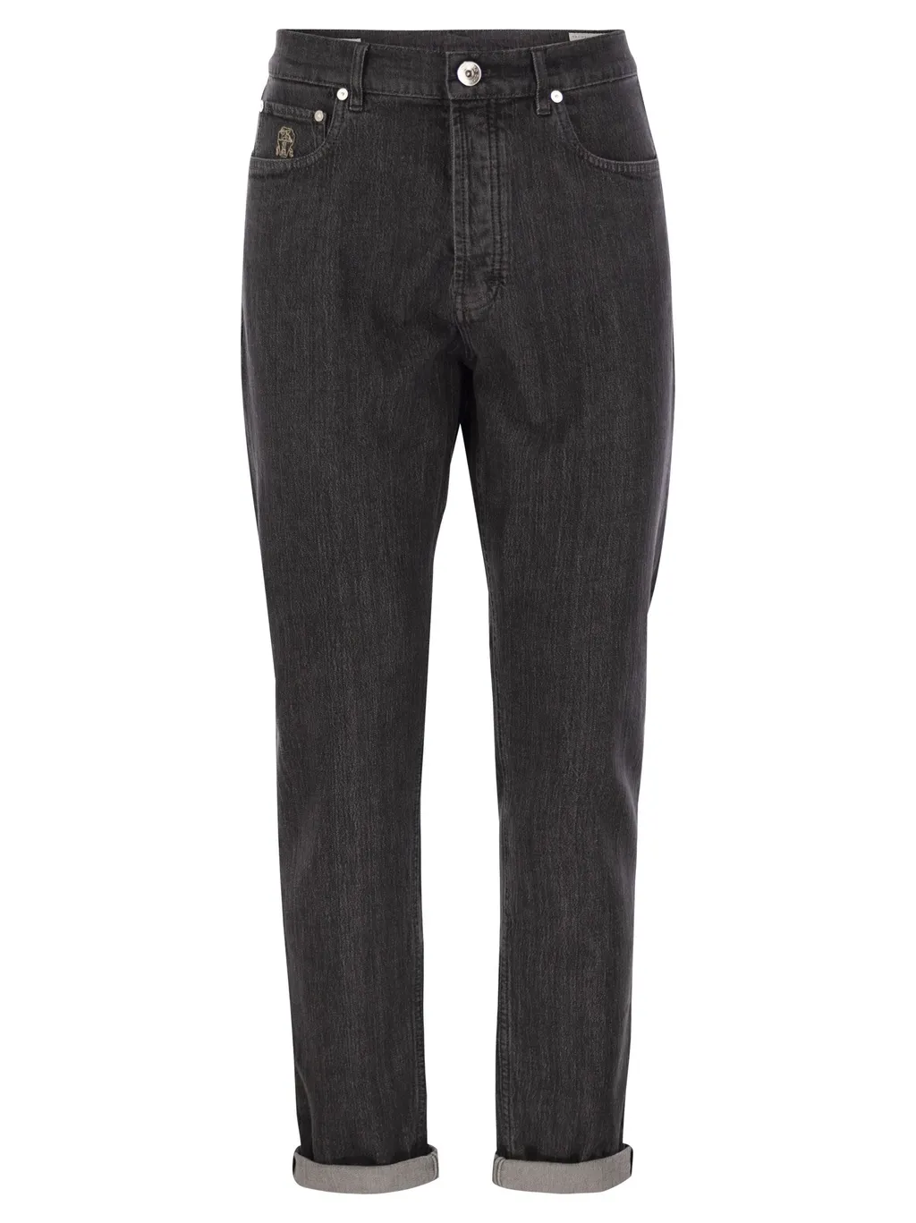 Brunello Cucinelli High Waisted Denim Trousers