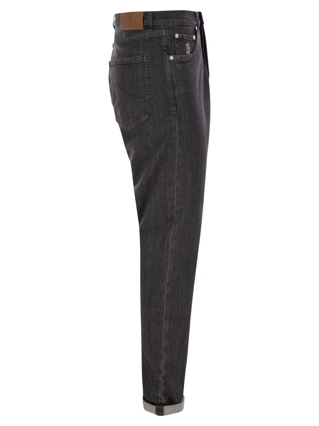 Brunello Cucinelli High Waisted Denim Trousers