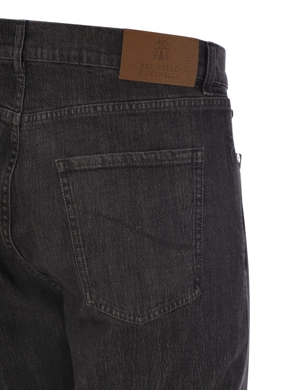 Brunello Cucinelli High Waisted Denim Trousers