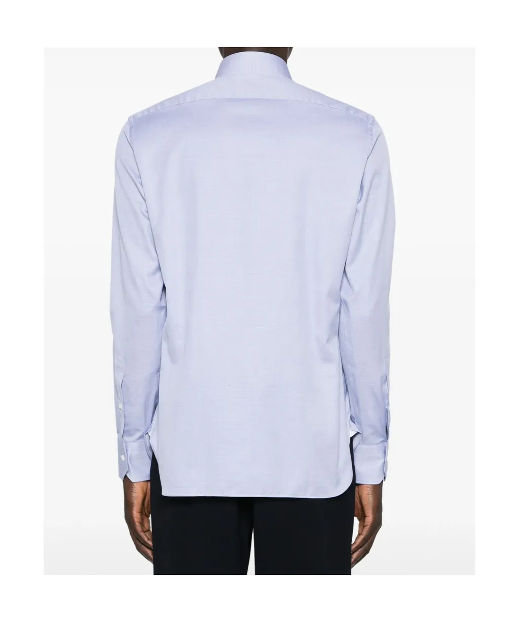 Pattern-Jacquard Shirt