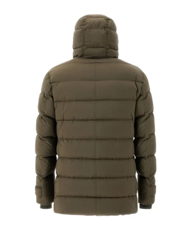 Herno Long-Sleeved Hooded Padded Jacket