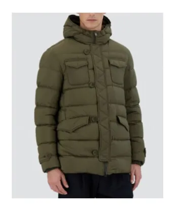 Herno Long-Sleeved Hooded Padded Jacket