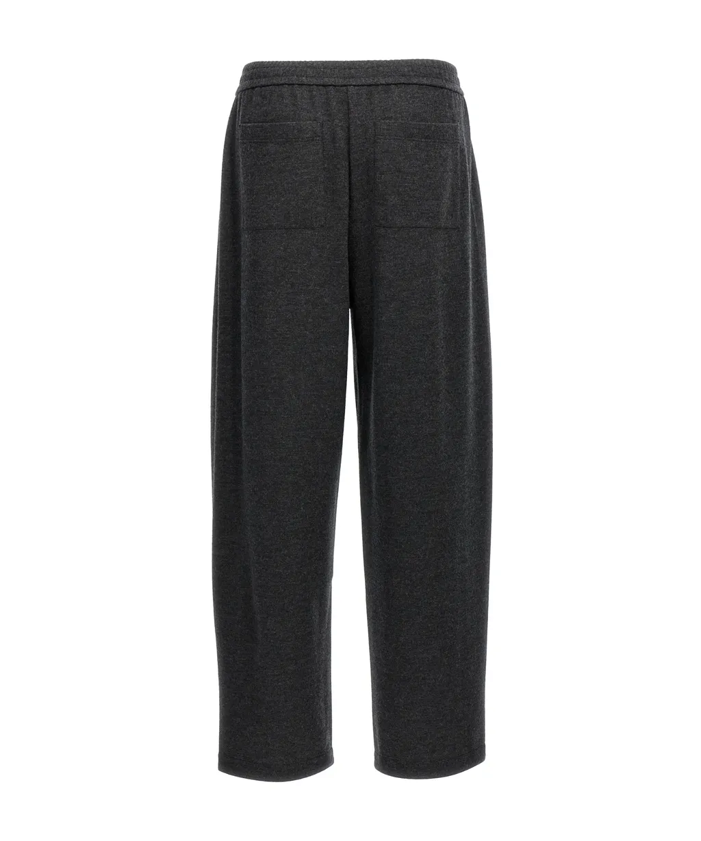 Brunello Cucinelli Elasticated Waistband Straight Leg Pants