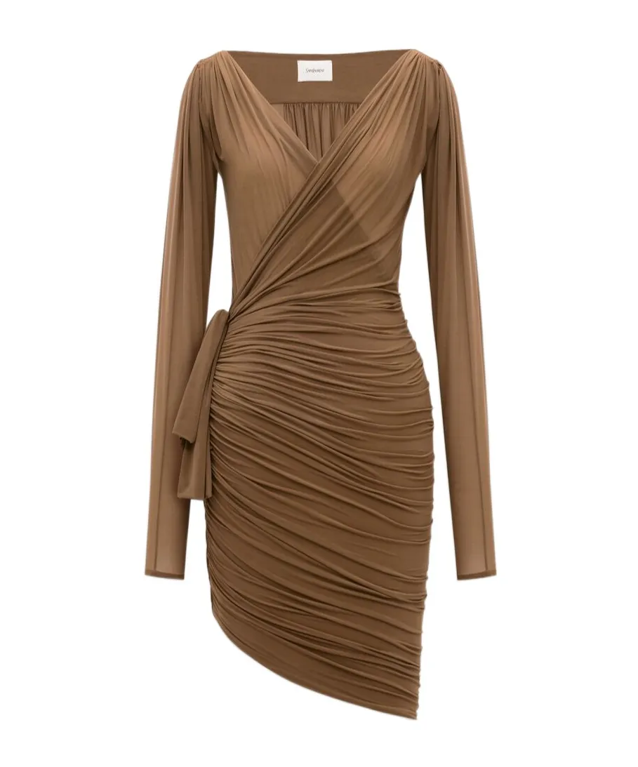 Wrap Dress In Stretch Jersey