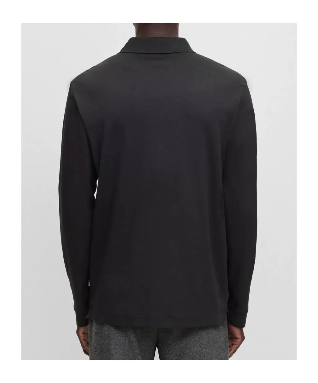 Long-Sleeved Polo Shirt
