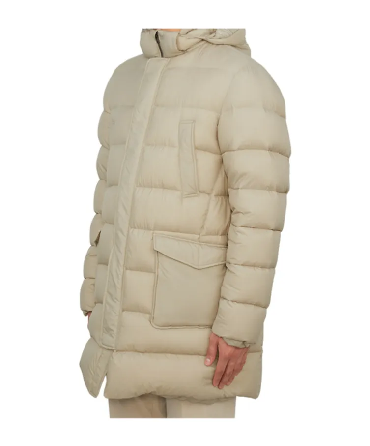 Long-Sleeved Down Jacket