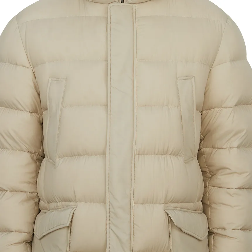 Long-Sleeved Down Jacket