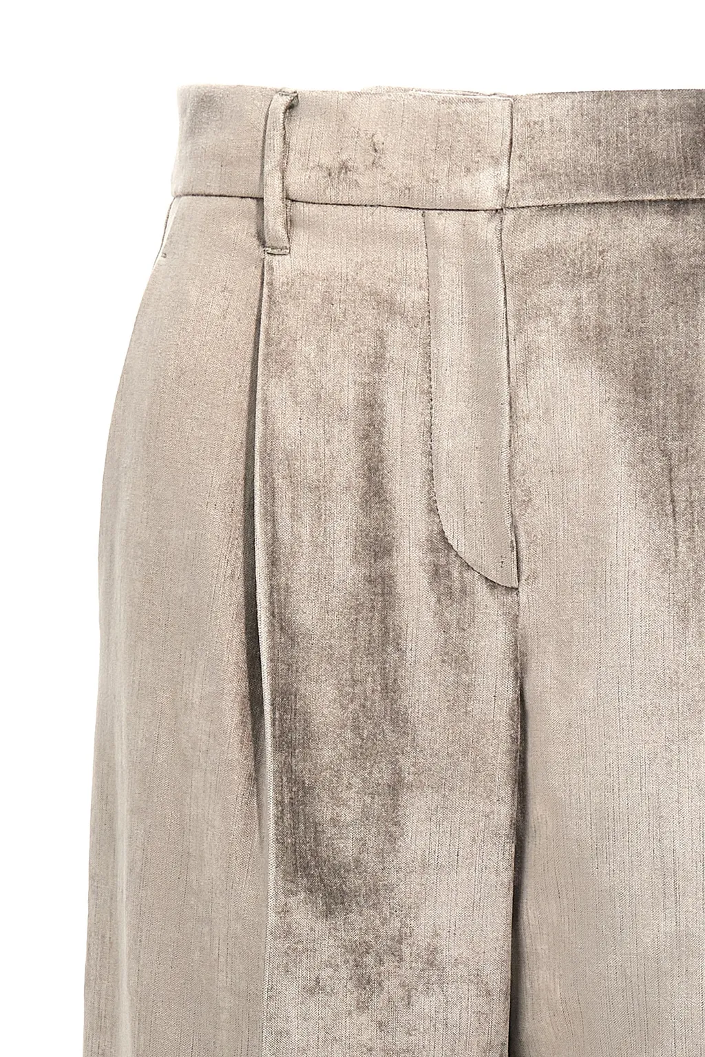 Brunello Cucinelli Chenille Straight Leg Pants