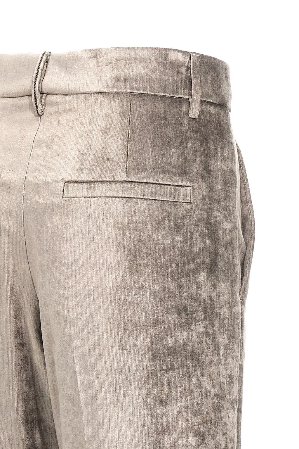 Brunello Cucinelli Chenille Straight Leg Pants
