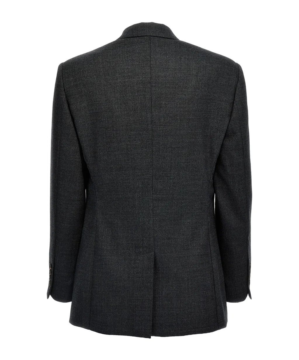 Brunello Cucinelli Floral Detailed Single-Breasted Blazer