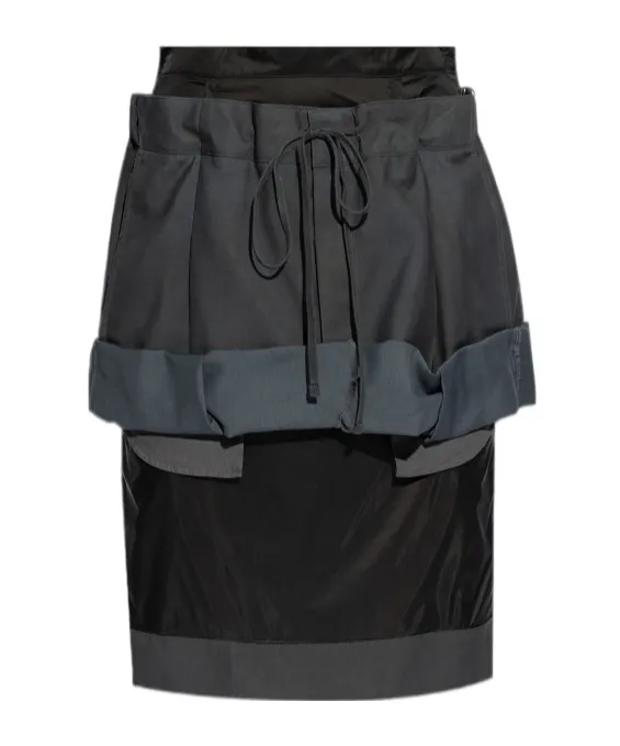 Maison Margiela Layered Knee-Length Skirt