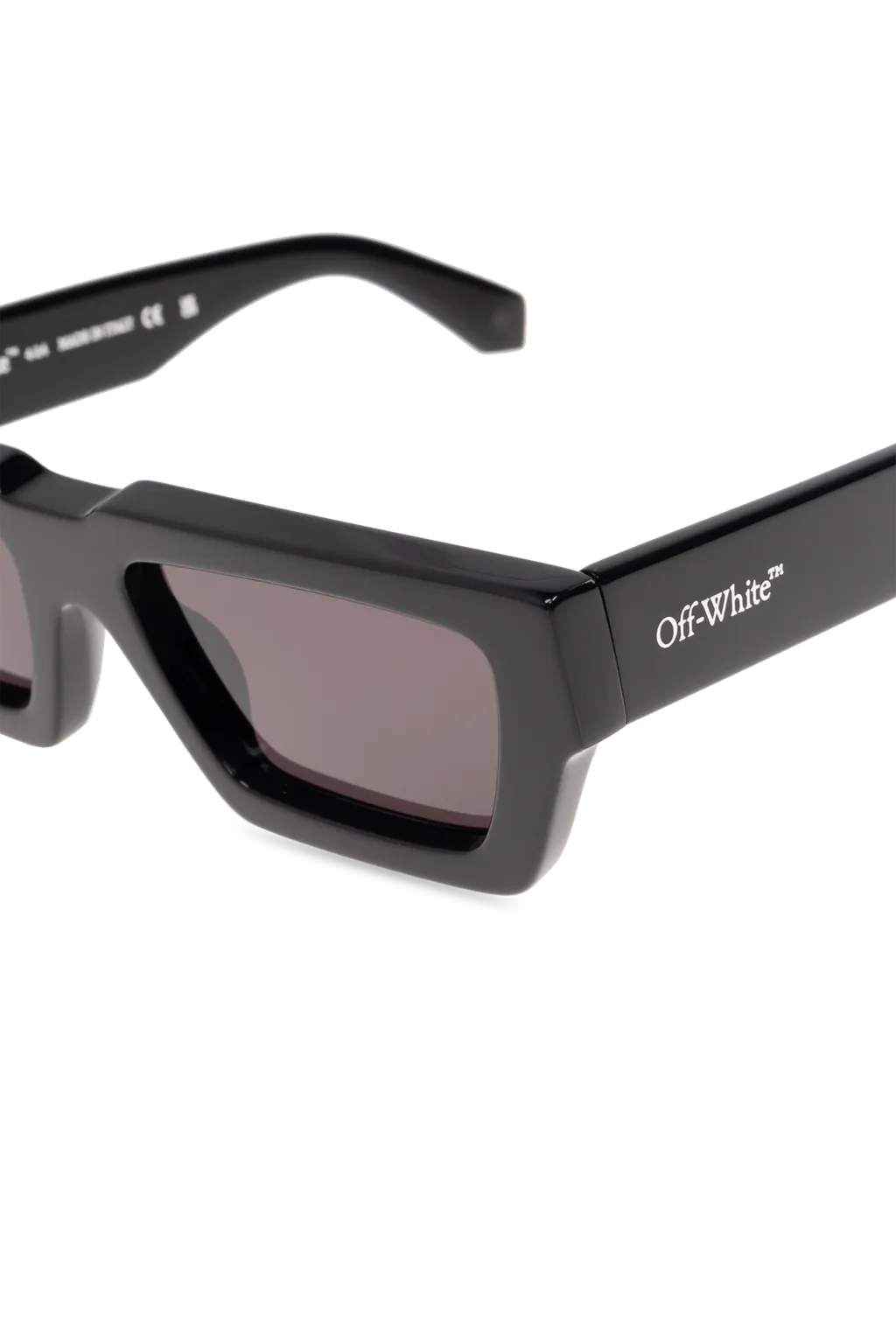 Off-White Rectangular Frame Sunglasses