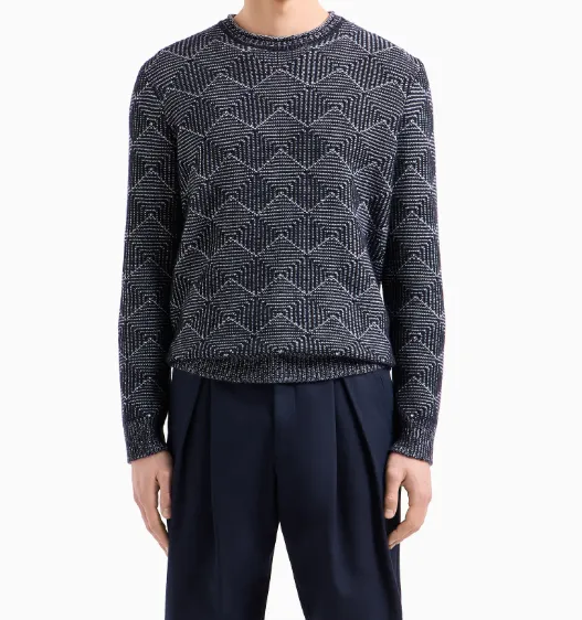 Jacquard Cashmere Sweater