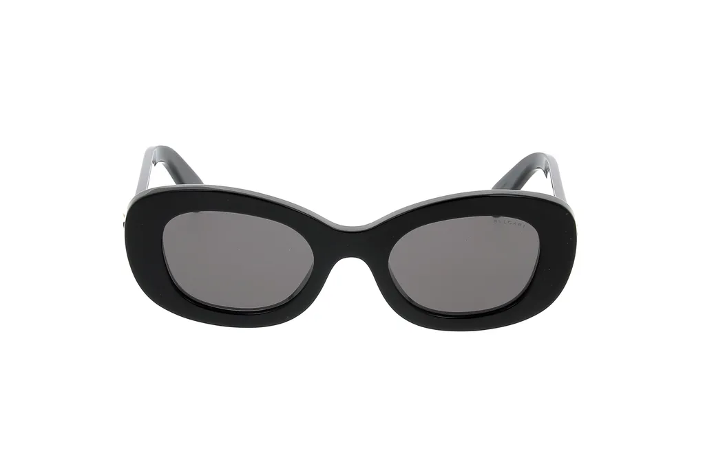 Bulgari Oval Frame Sunglasses