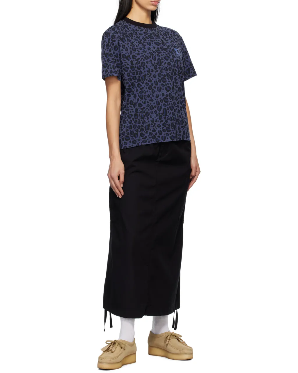 W' Maxi Cargo Skirt