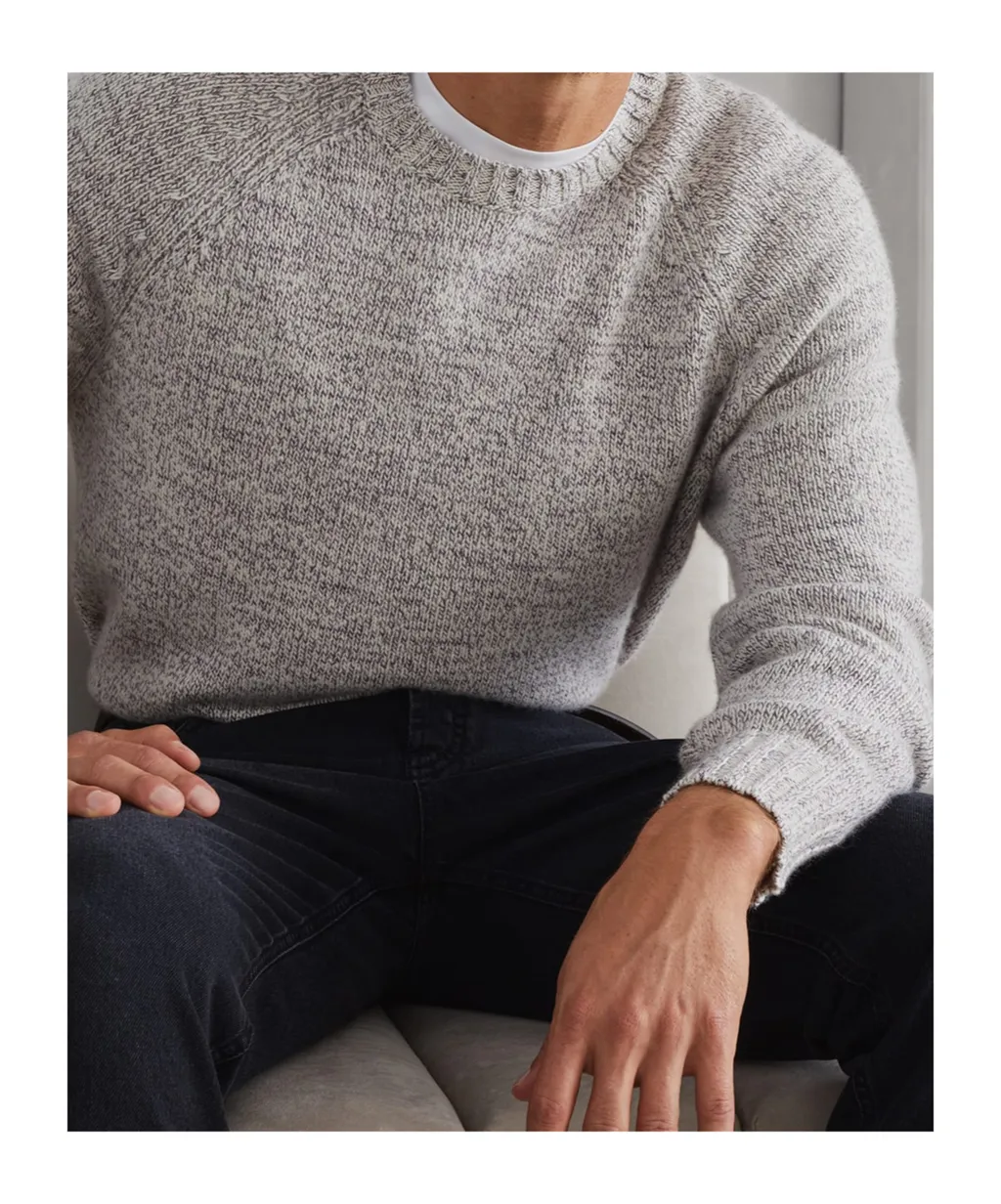 Brunello Cucinelli Marl-Knitted Crewneck Jumper