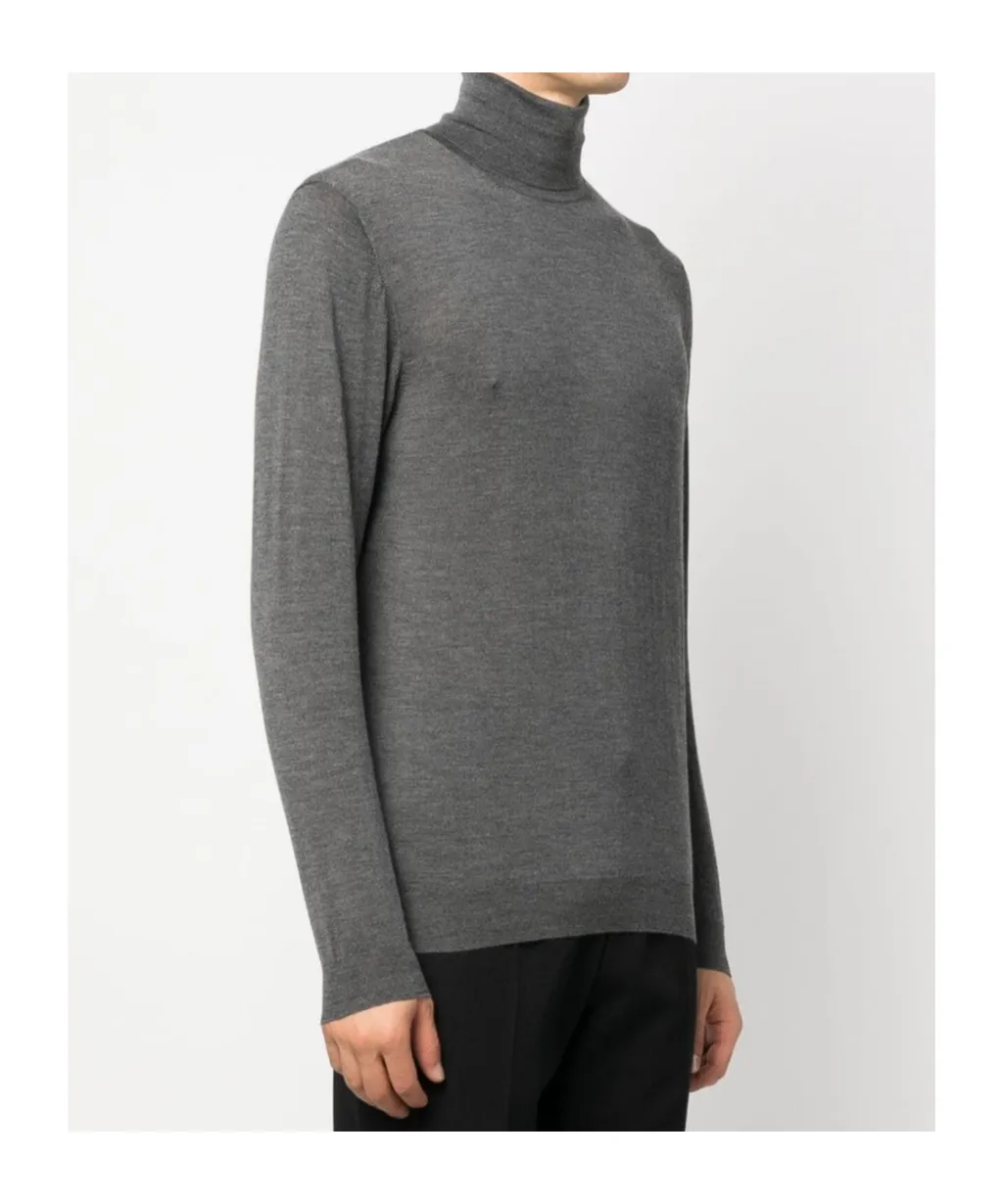 Roll-Neck Fine-Knit Jumper