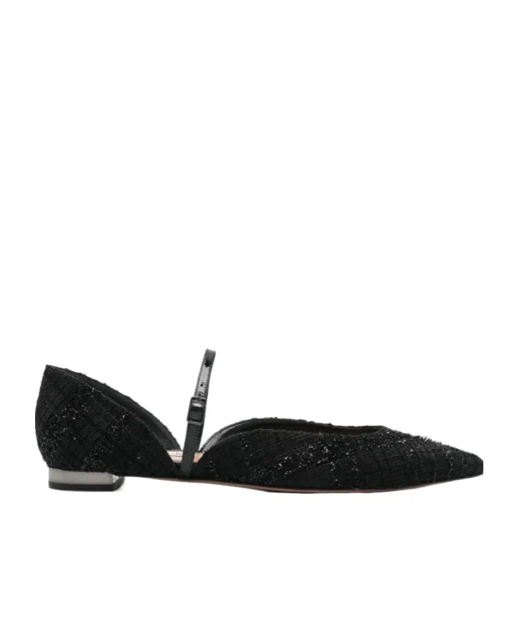 Aquazzura Embellished Ballerina Flats