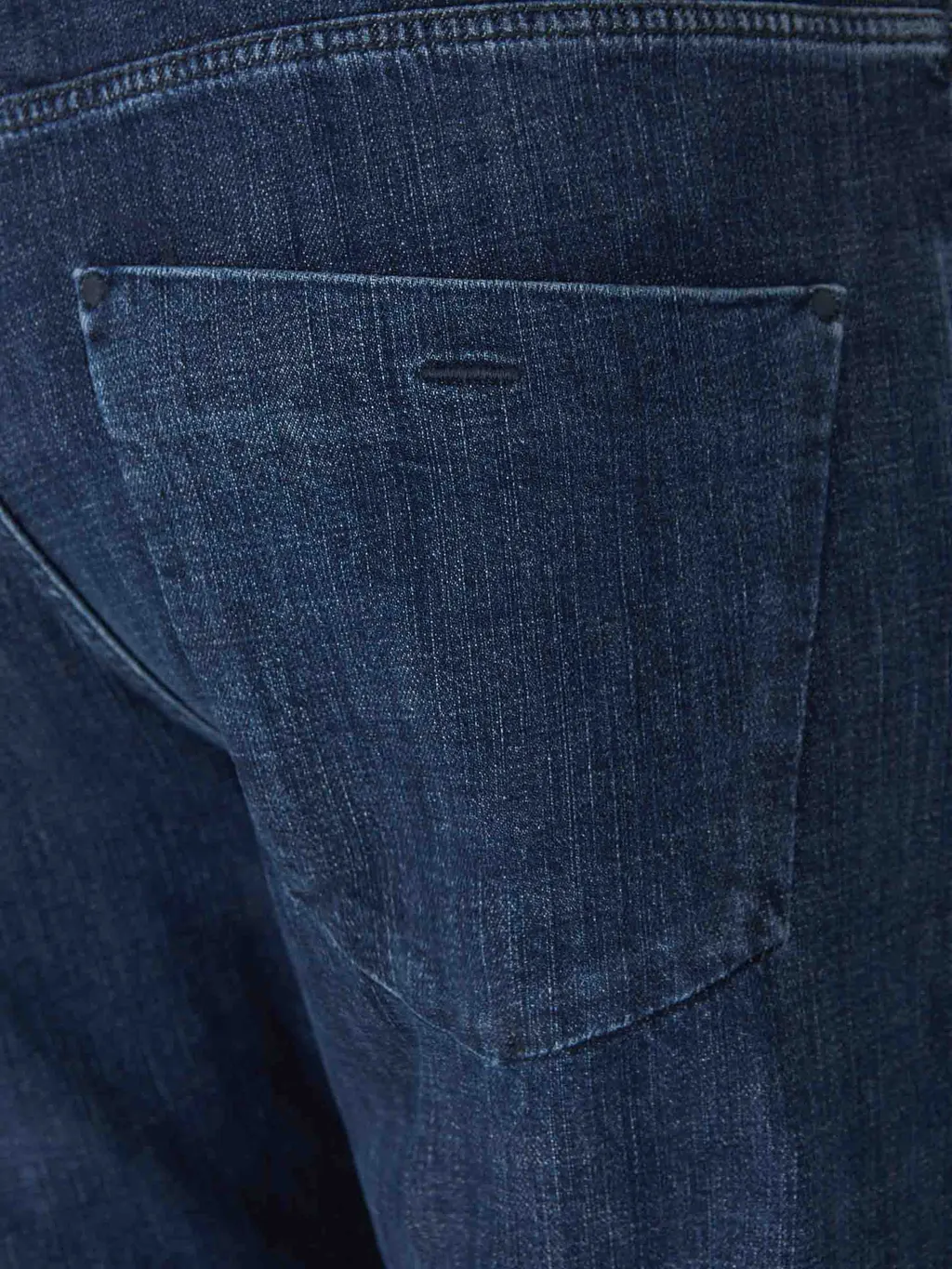 Twill-Weave Straight Jeans