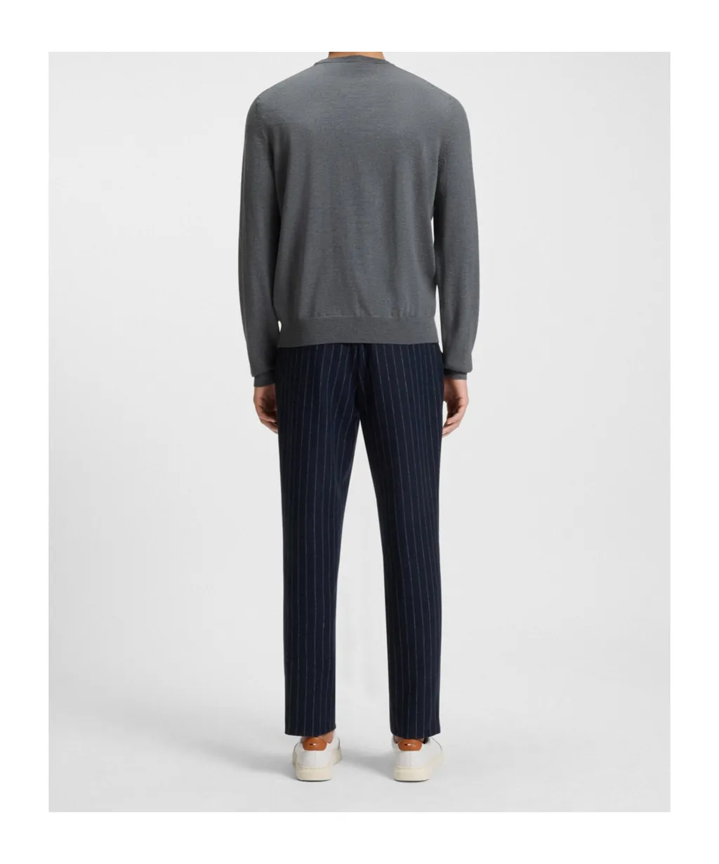Boss Hugo Boss Logo Embroidered Crewneck Jumper