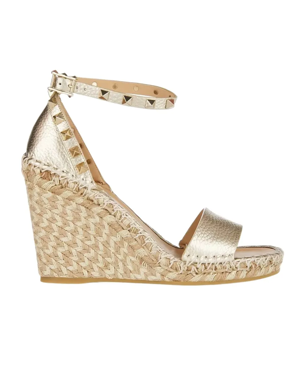 Rockstud Wedge Espadrilles
