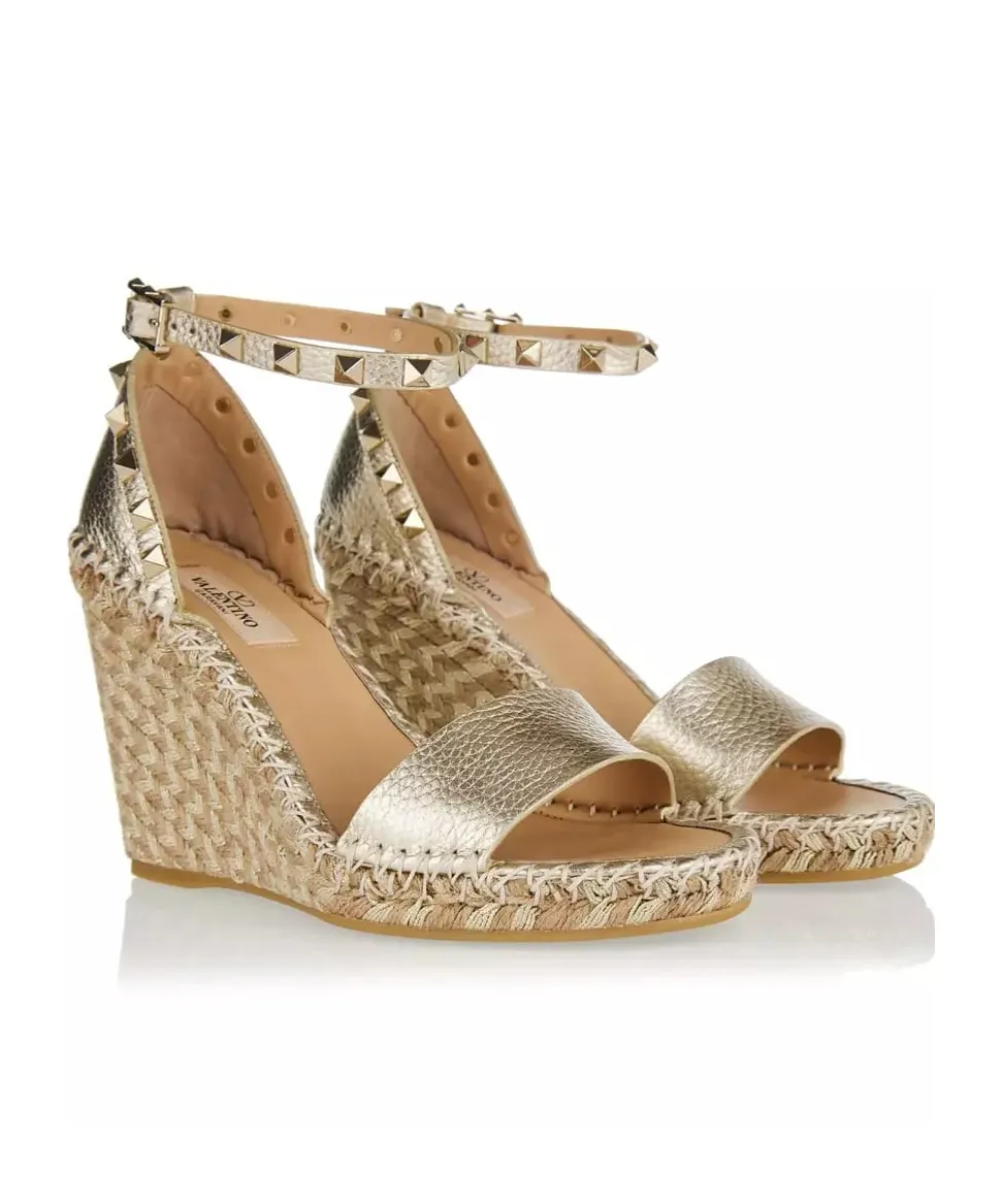 Rockstud Wedge Espadrilles