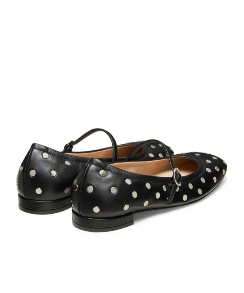 Claris Stud Ballerina Shoes