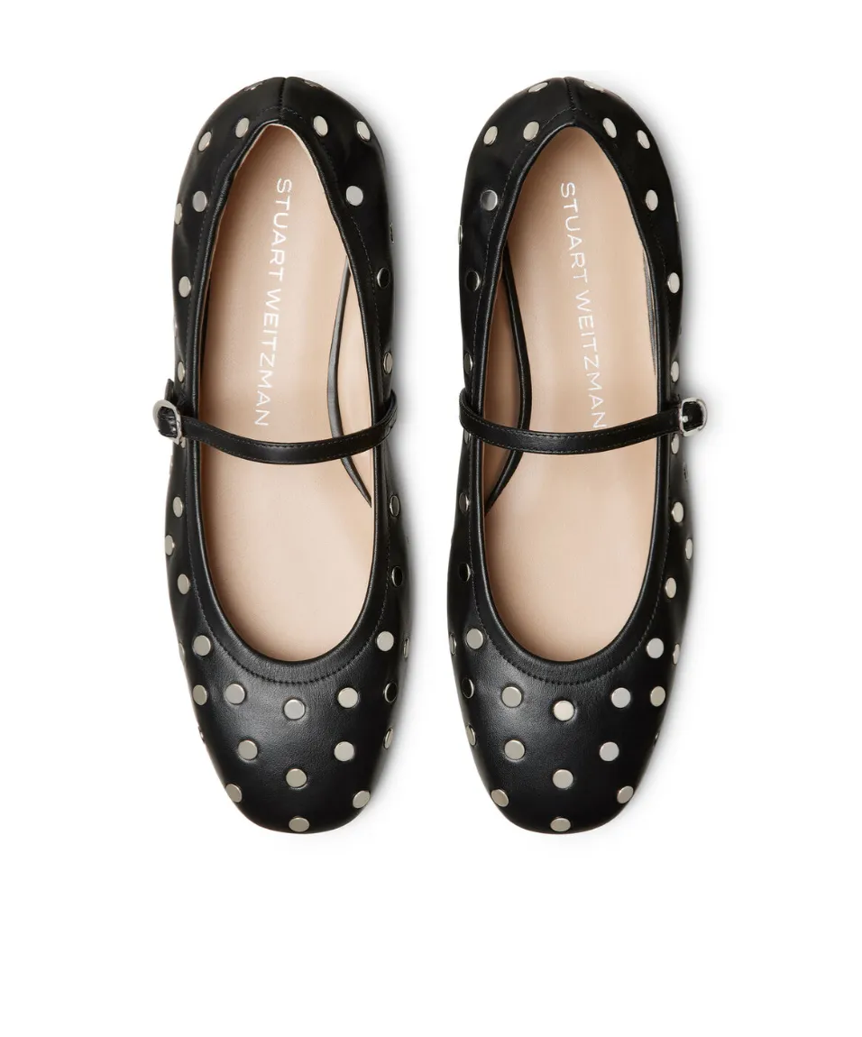 Claris Stud Ballerina Shoes