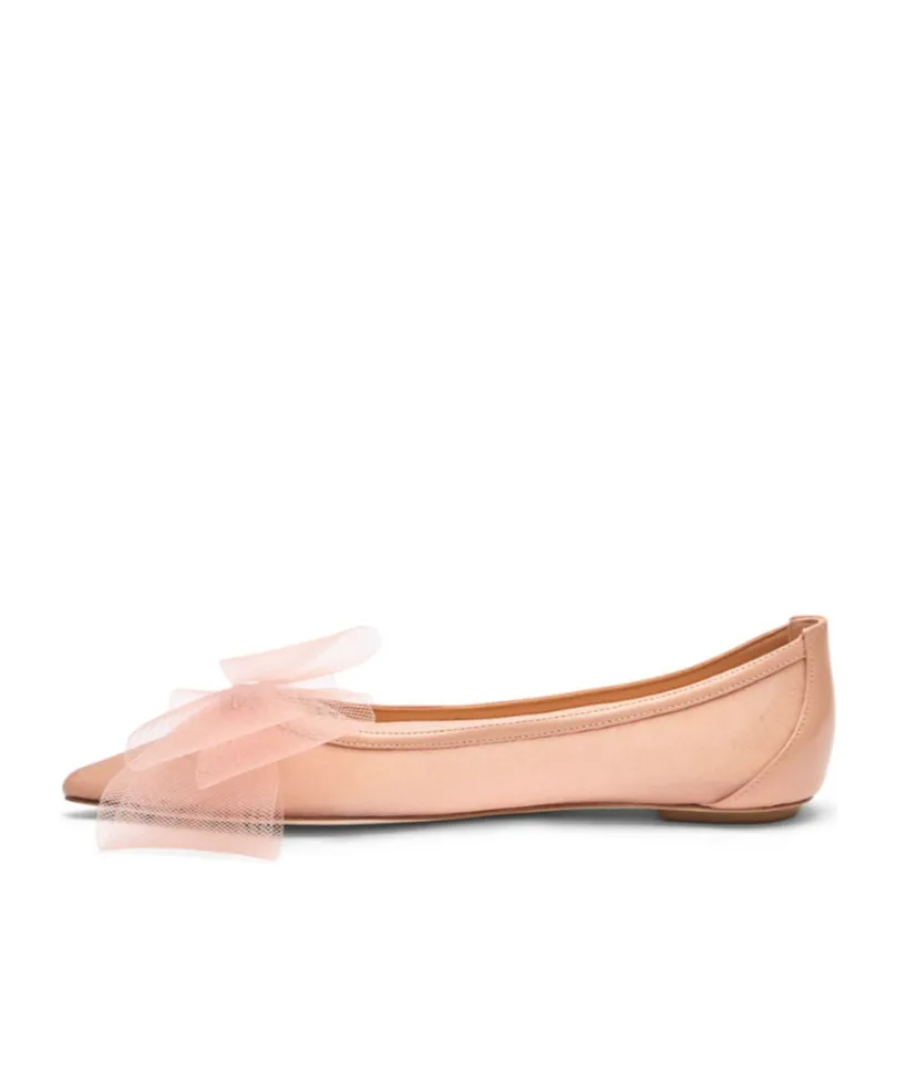 Leather Ballerina Shoes