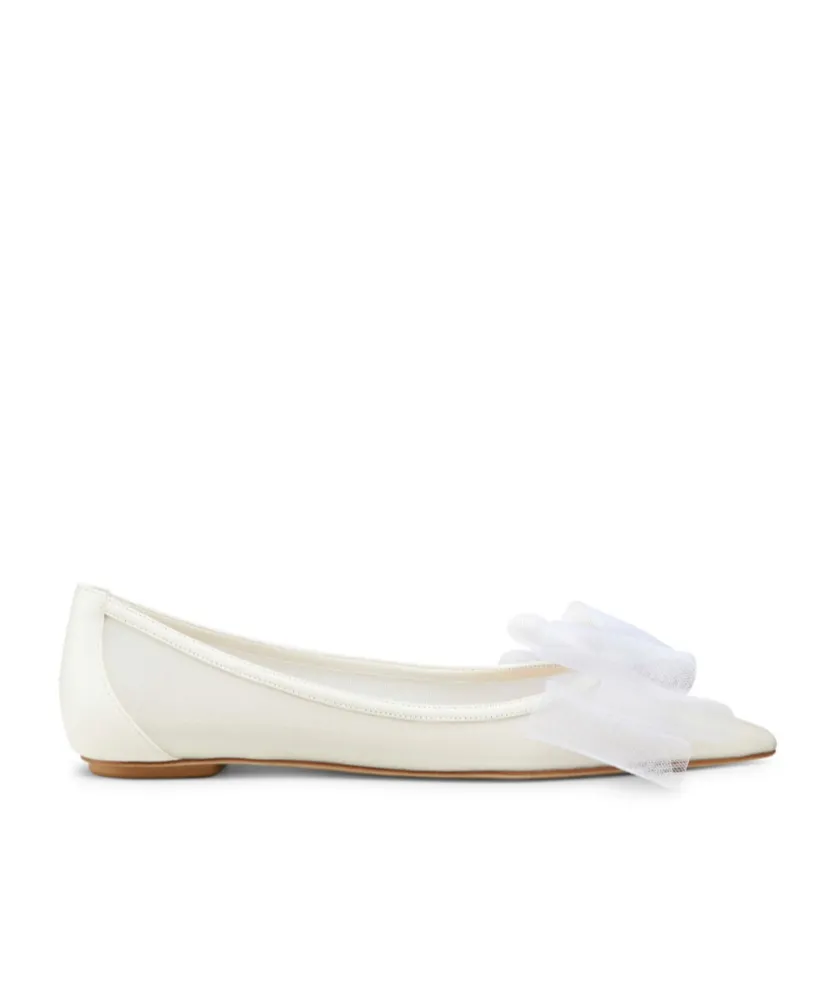 Blushing Bow Ballerina Shoes