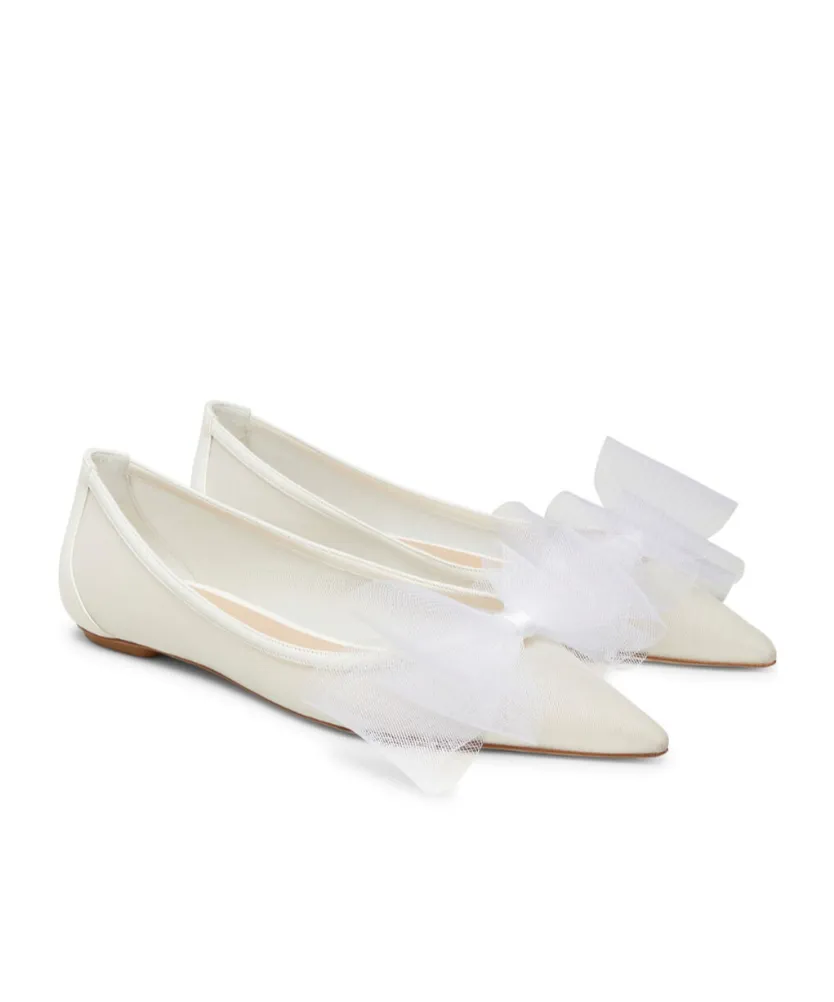 Blushing Bow Ballerina Shoes