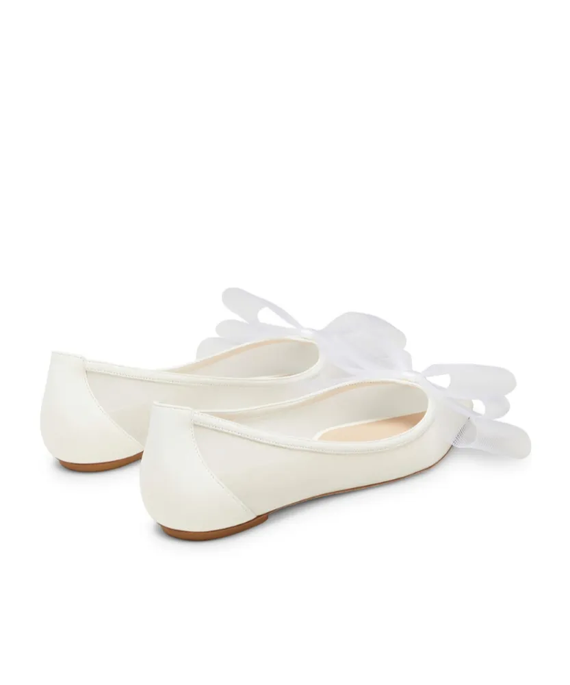 Blushing Bow Ballerina Shoes