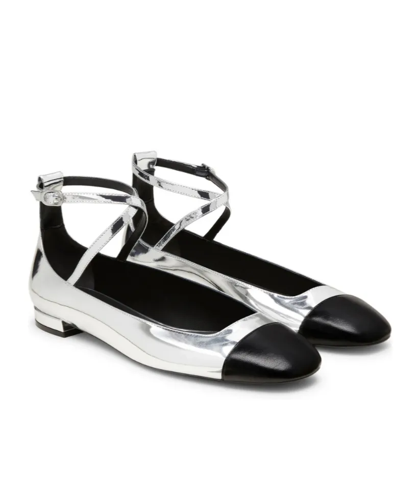 Leather Ballerina Shoes
