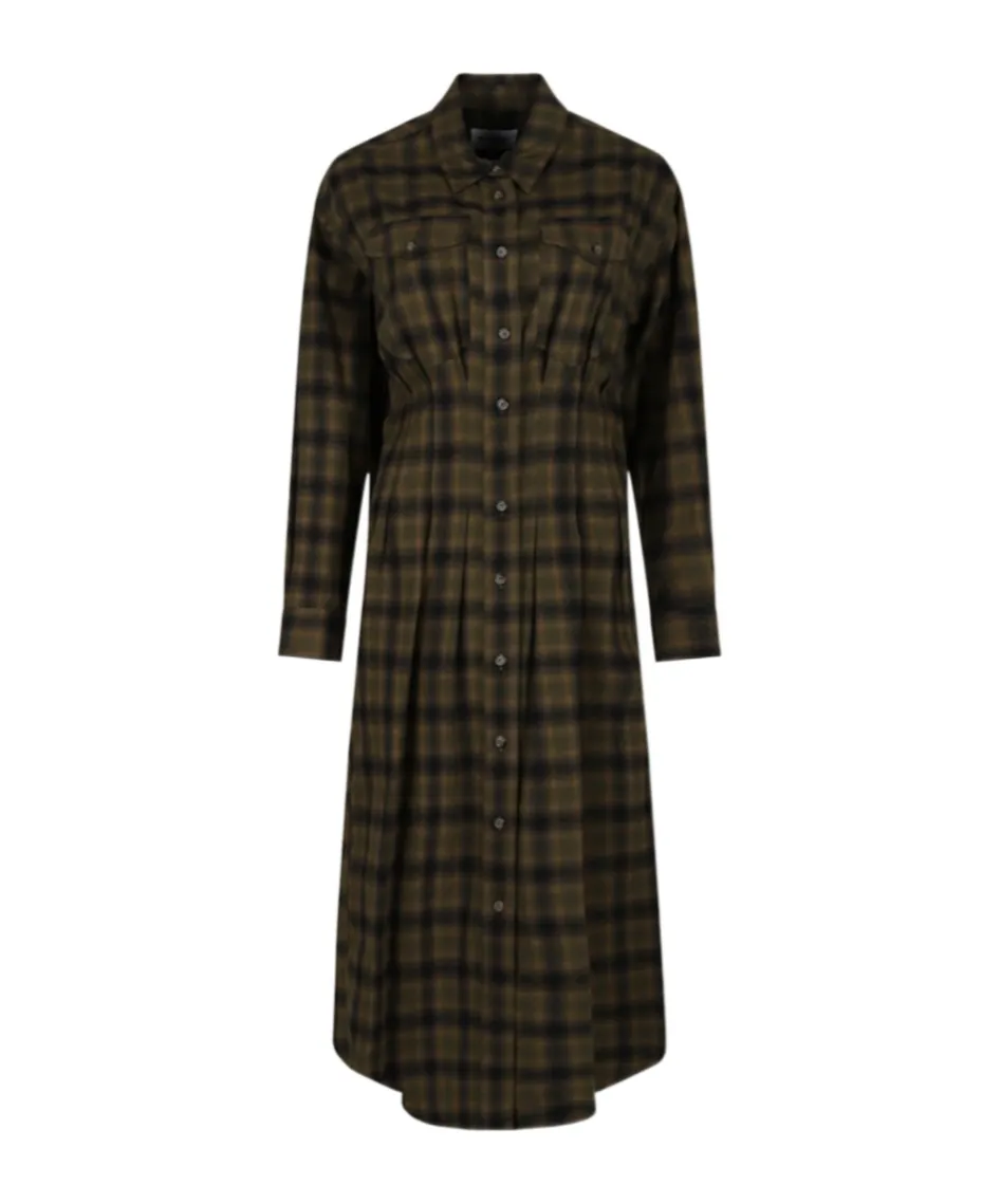 Isabel Marant ÉToile Timea Checked Shirt Dress