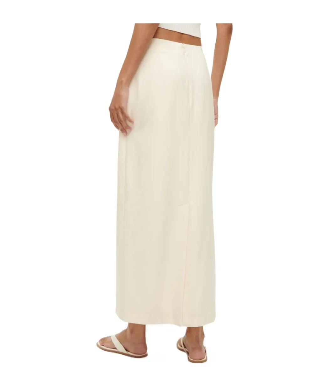 High-Waisted Midi Skirt