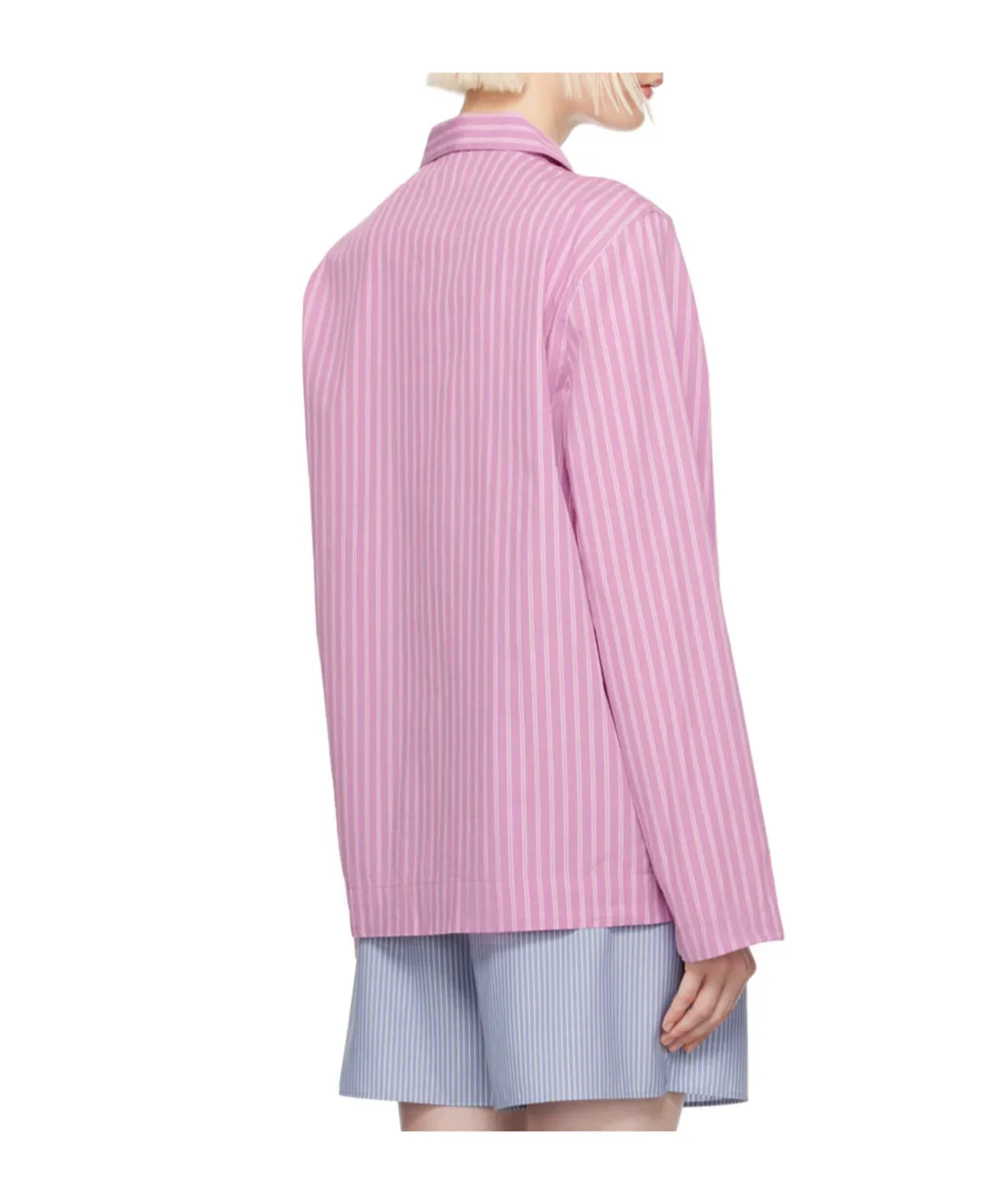 Poplin Long-Sleeved Pyjama Shirt