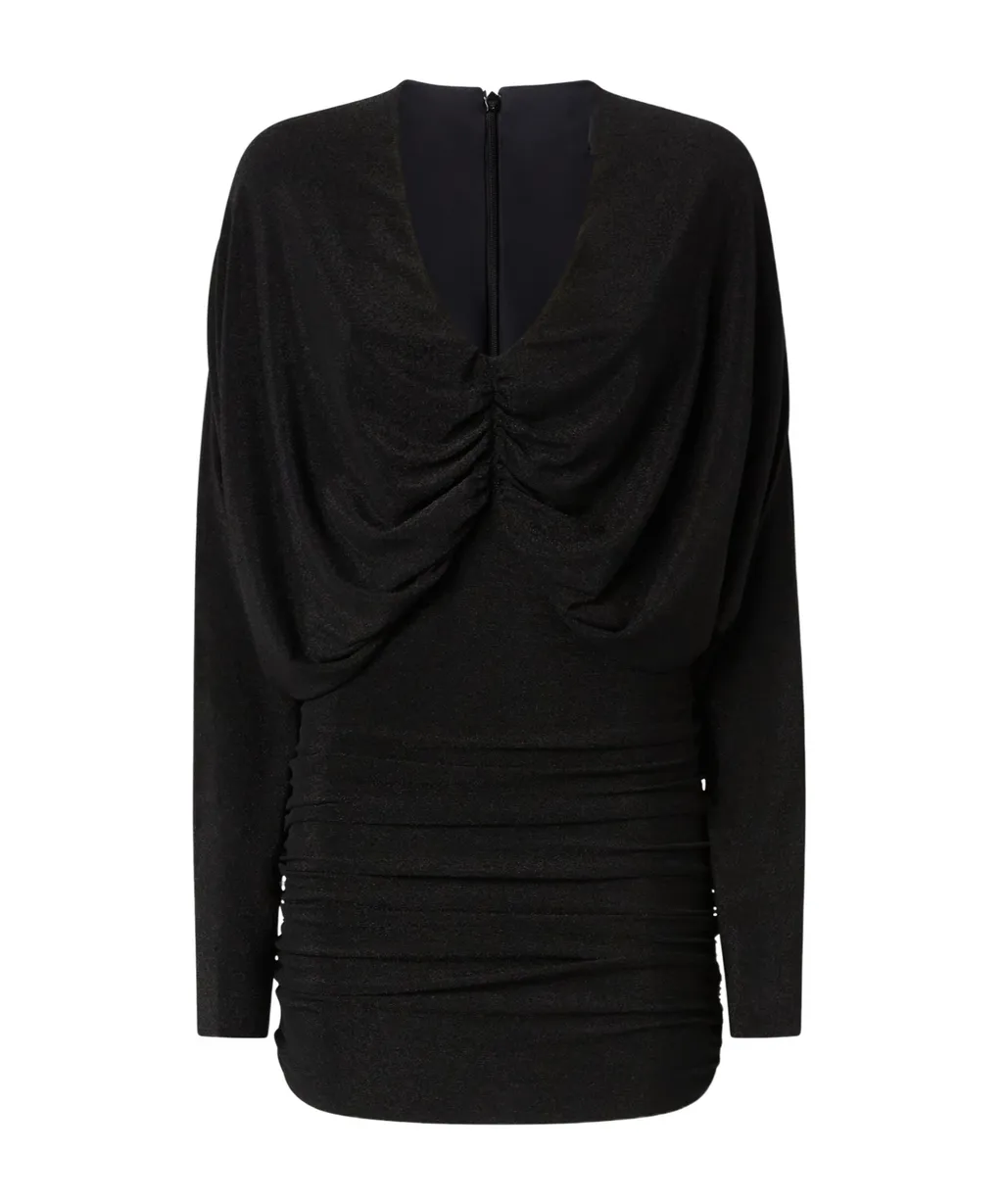 Pinko Metallic Jersey Mini Dress