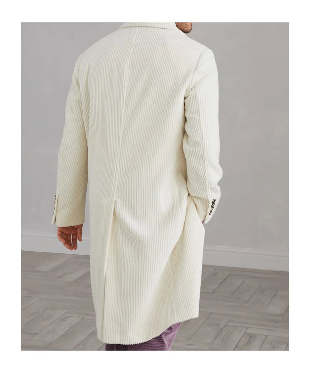 Brunello Cucinelli Long Sleeved Ribbed Coat