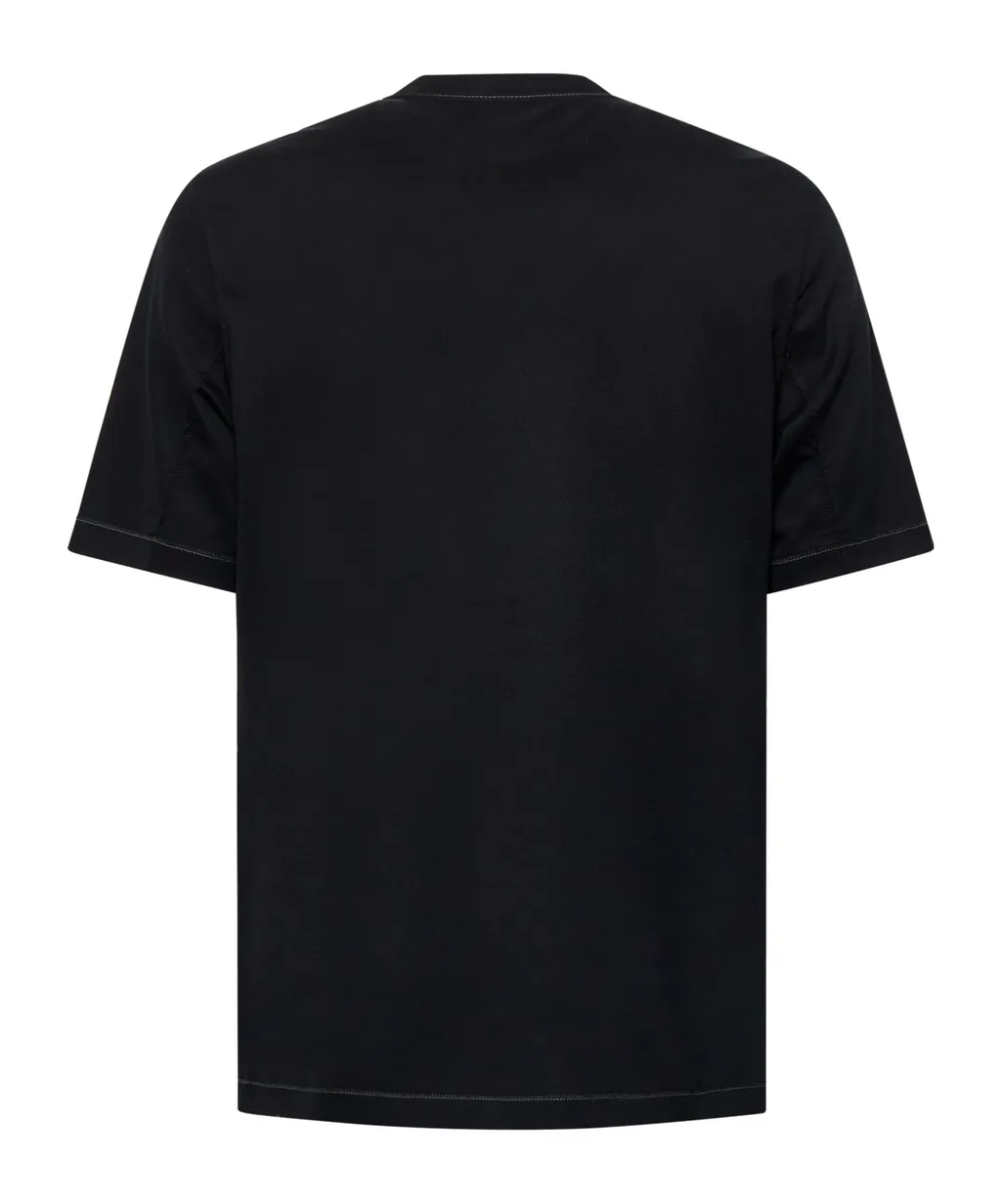 Brunello Cucinelli Logo Embroidered Crewneck T-Shirt