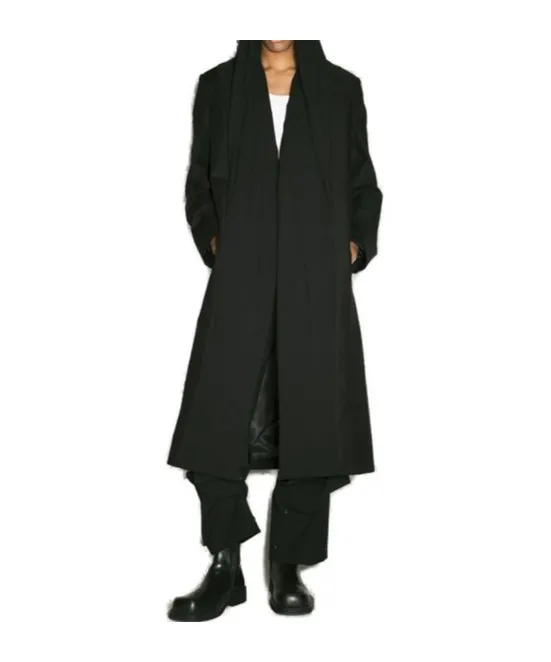 Y/Project Draped Detail Hooded Coat