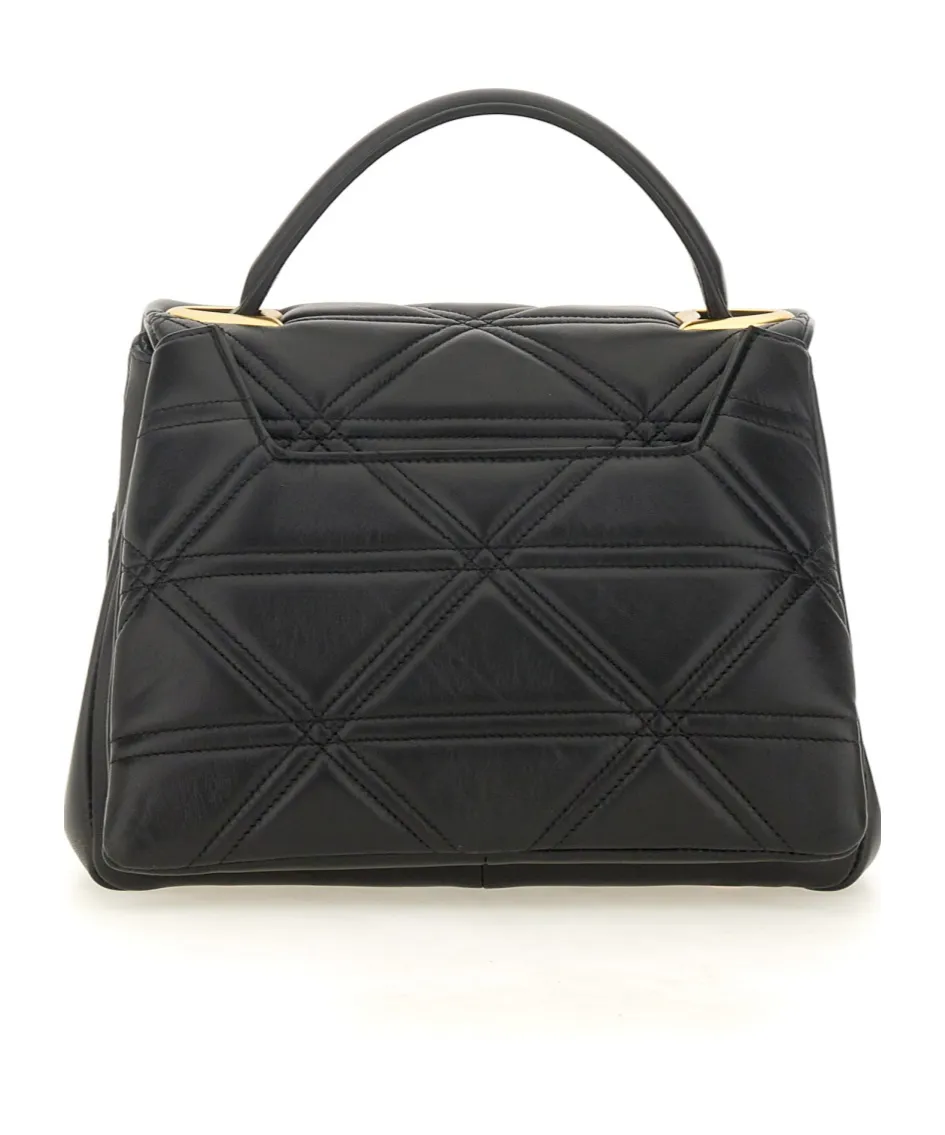 Vivienne Westwood Logo Plaque Quilted Tote Bag
