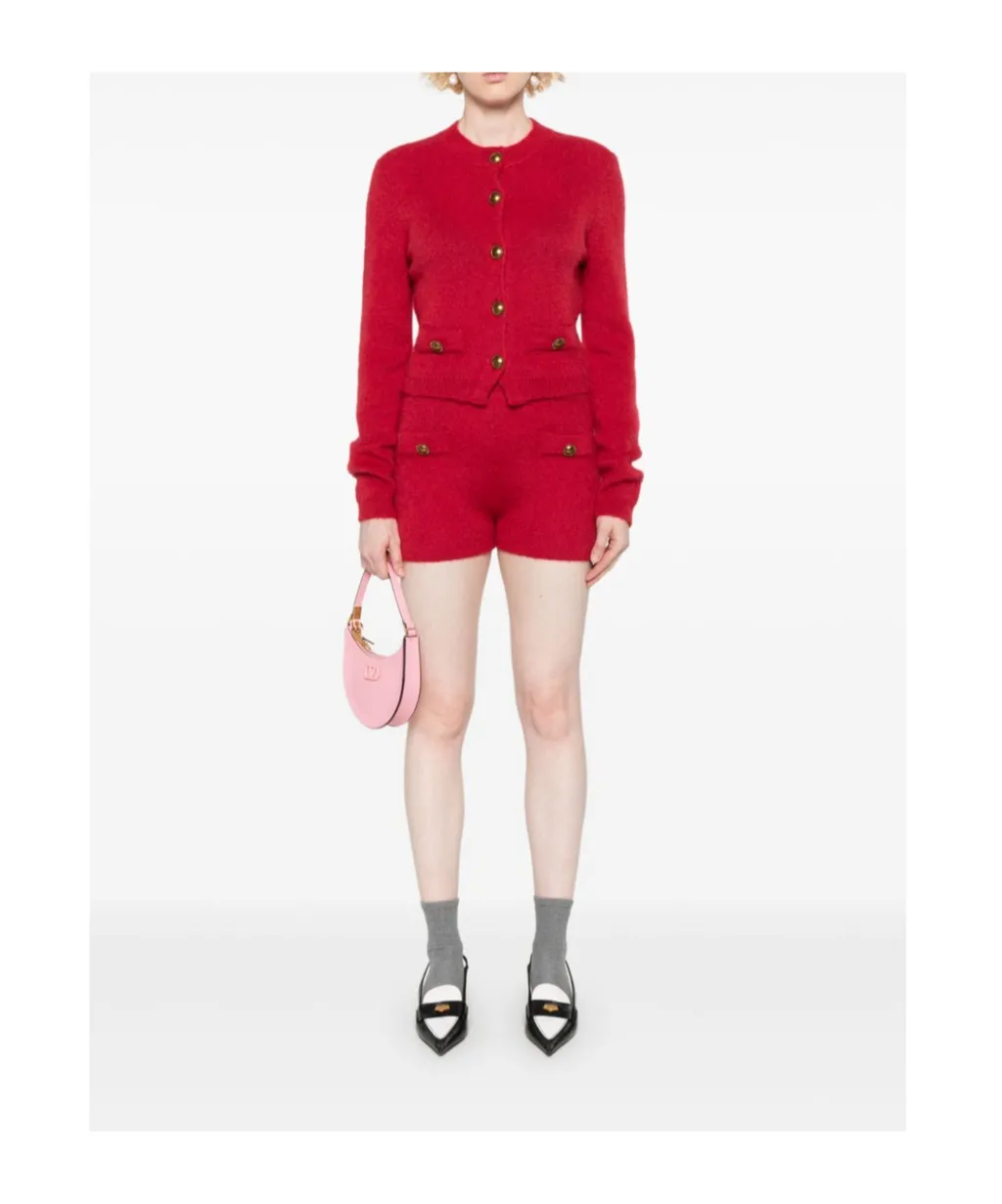 Twinset Button-Detail Shorts